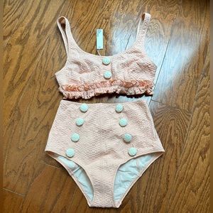 NWT Lisa Marie Fernandez Colby Swim Suit